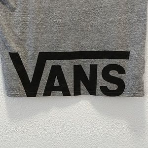 Vans Tops - Van's Women's Spell Out Short Sleeve Cropped Tee M Vans Tops - Van's Women's Spell Out Short Sleeve Cropped Tee M